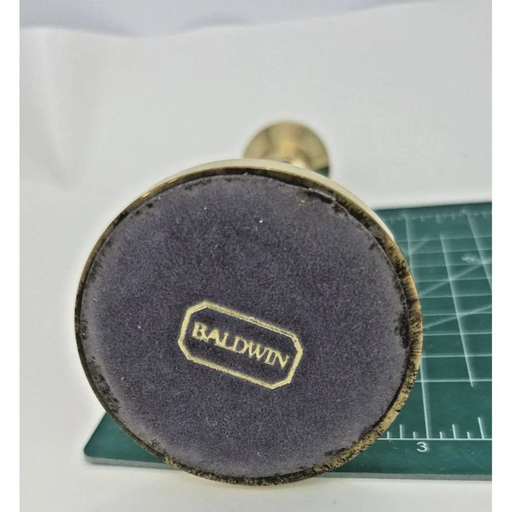 Baldwin Brass Beehive Candlestick Holder, 7-1/2